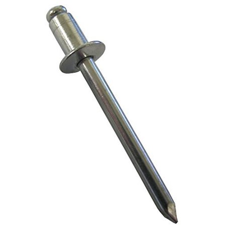 STANLEY ENGINEERED FASTENING Blind Rivet, Dome Head, 0.15625 in Dia., 0.353 in L, Aluminum Body, 1000 PK AD53ABS